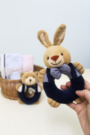 جغجغه پولیشی خرگوش نوزاد Jolly Baby اورجینال