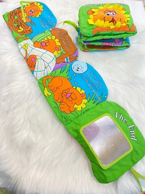 کتاب پارچه‌ای و گارد تخت شیر Baby Einstein وارداتی